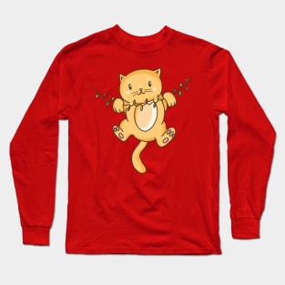 Kitty Christmas Long Sleeve T-Shirt